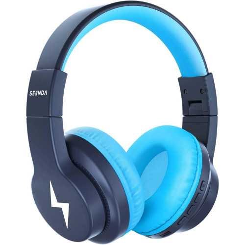 Kids Bluetooth Headphones w/ 85/94dB Volume Control, 45H Battery Life, and Fun Lighting Modes | TekChoice Electronics