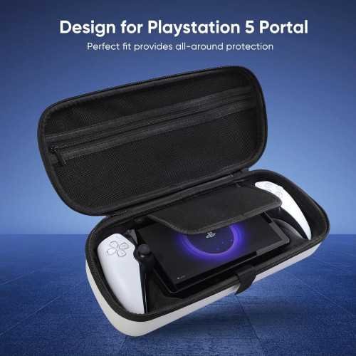 Playstation Portal 2 Pack Screen Protectors, Stylish Carrying Case, and Portable Travel Companion | TekChoice Electronics