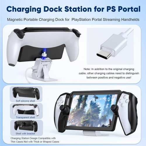 Playstation Portal Protection Bundle - Carrying Case, Dock Station, and Accessories for Gamers on the Go | TekChoice Electronics