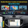 Double Din Car Stereo: Apple CarPlay, Android Auto, QLED Touch Screen, and More