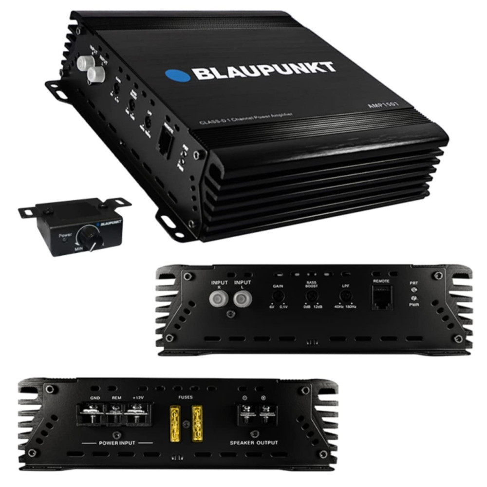 AMP1500M 1500 Watts Monoblock Amplifier w/ Remote Control