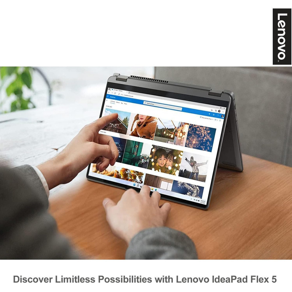 Lenovo Flex 5 2-in-1 Laptop w/ Ryzen 7, Backlit Keyboard, and Fingerprint Reader