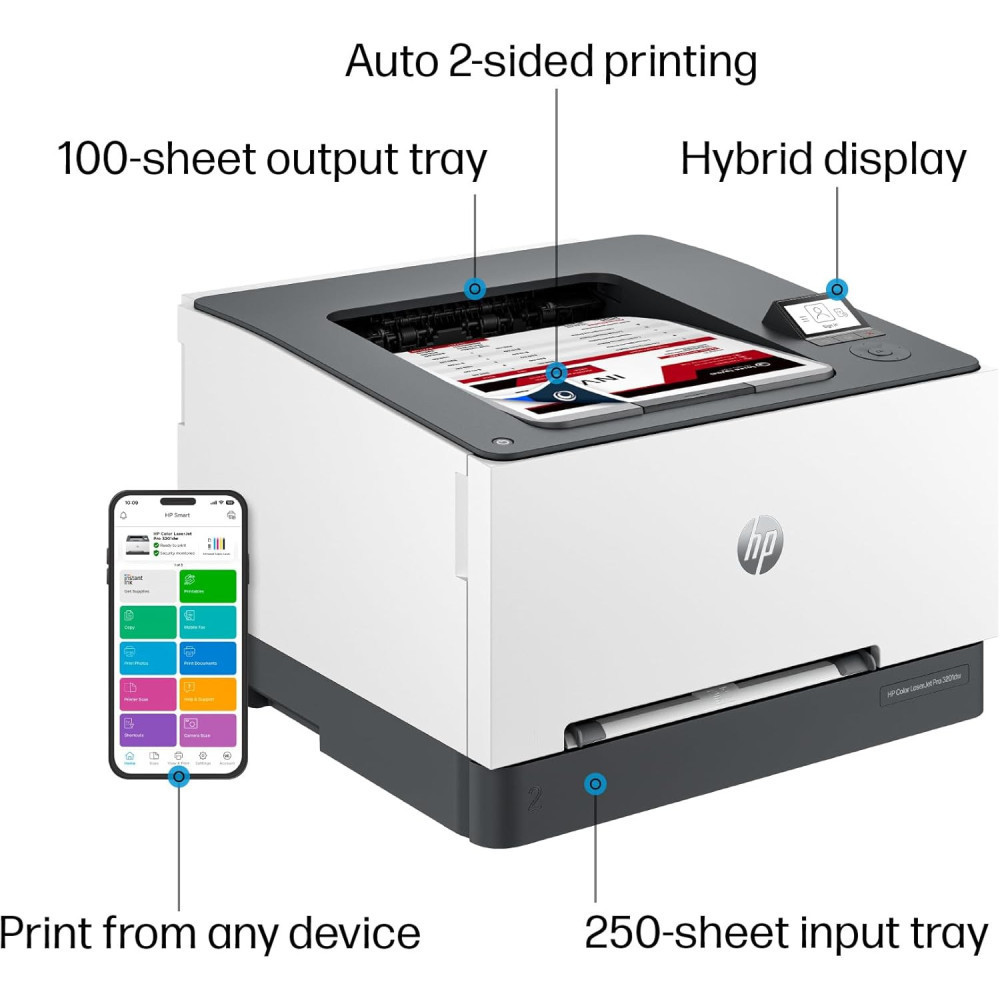 HP Color Laserjet Pro 3201dw Office Printer