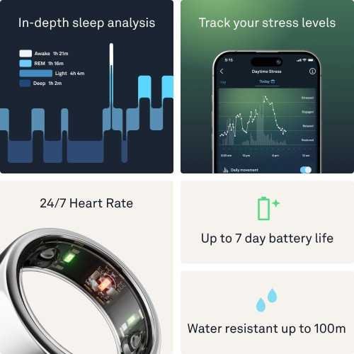 Gen3 Horizon Smart Ring for Optimal Sleep Tracking and Fitness Monitoring | TekChoice Electronics