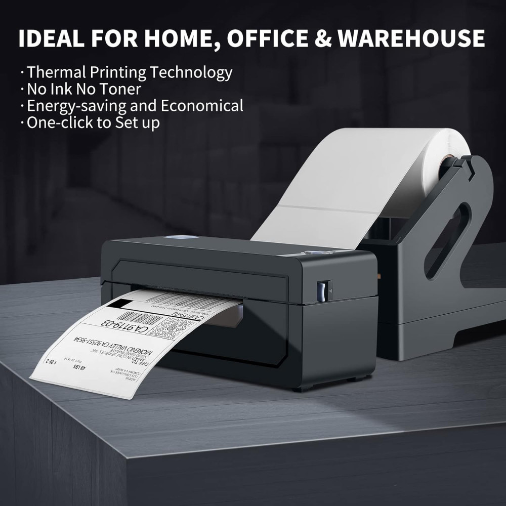 Wireless Thermal Label Printer for E-commerce Platforms and Shipping Needs