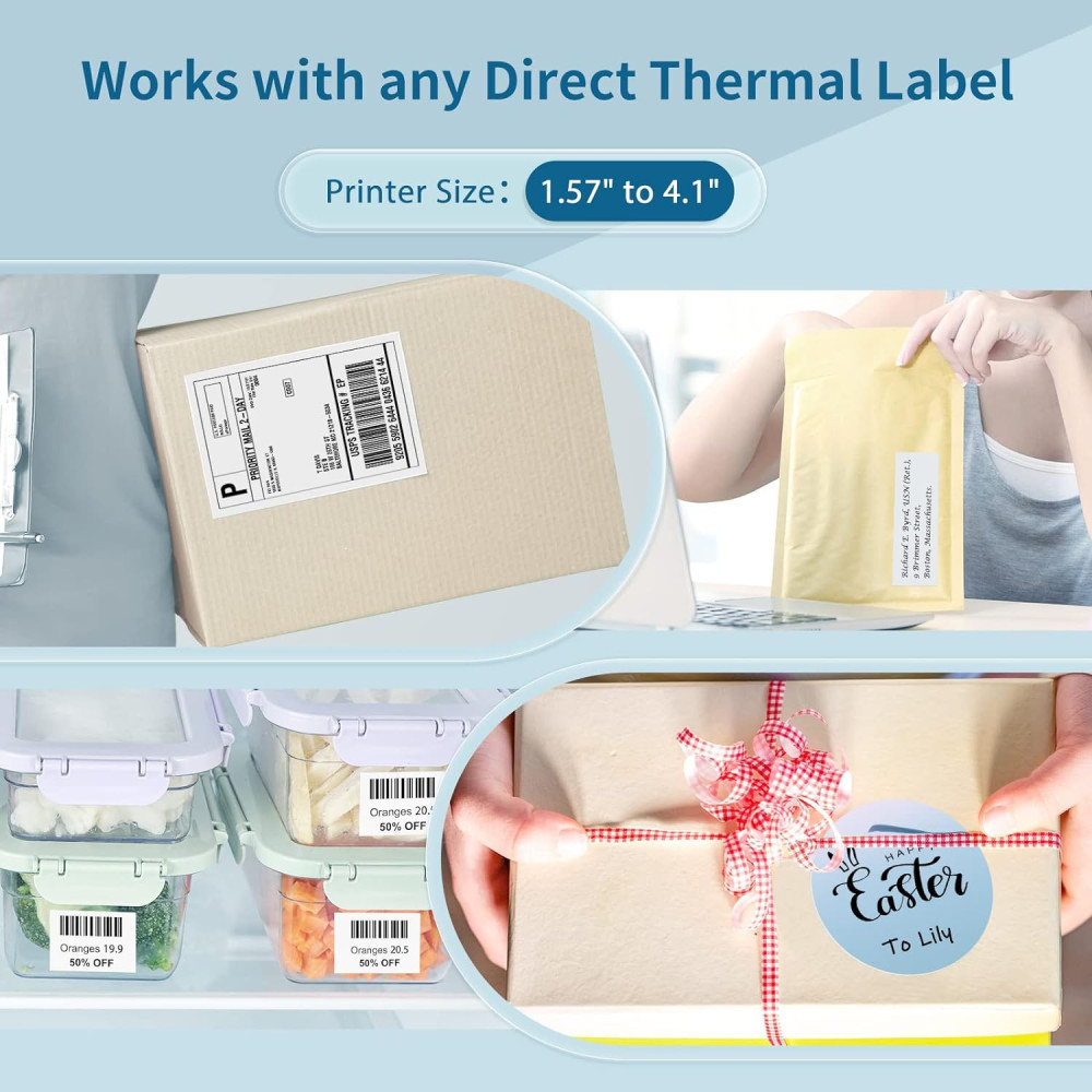 Wireless Bluetooth Thermal Label Printer: The Solution for Shipping and Packaging Needs