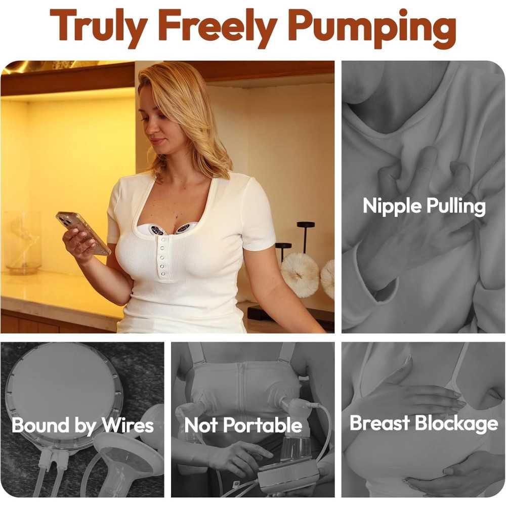 Hands-Free Breastfeeding Companion with S32 Wearable Pump Technology | TekChoice Electronics