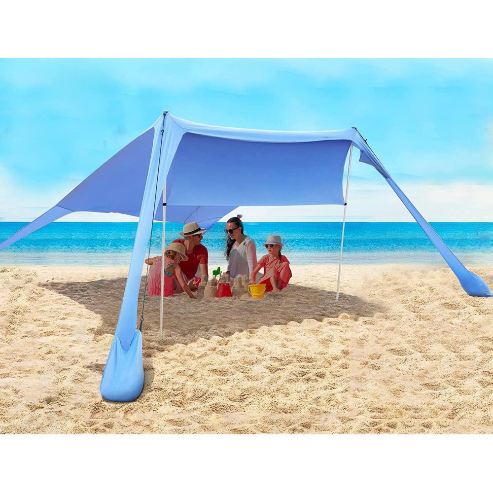Stay Cool and Protected w/ Beach Tent Sun Shelter