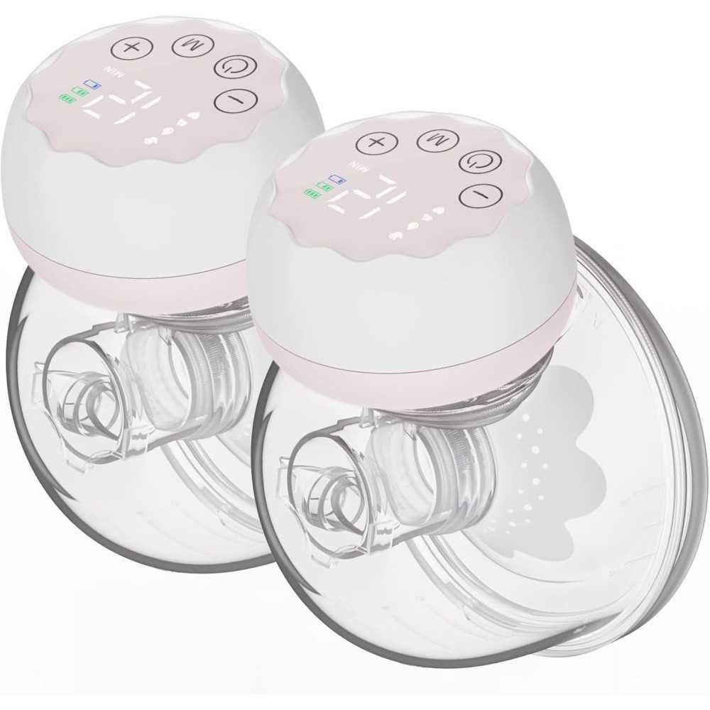 Hands-Free Double Wearable Breast Pump for Comfortable and Convenient Breastfeeding | TekChoice Electronics