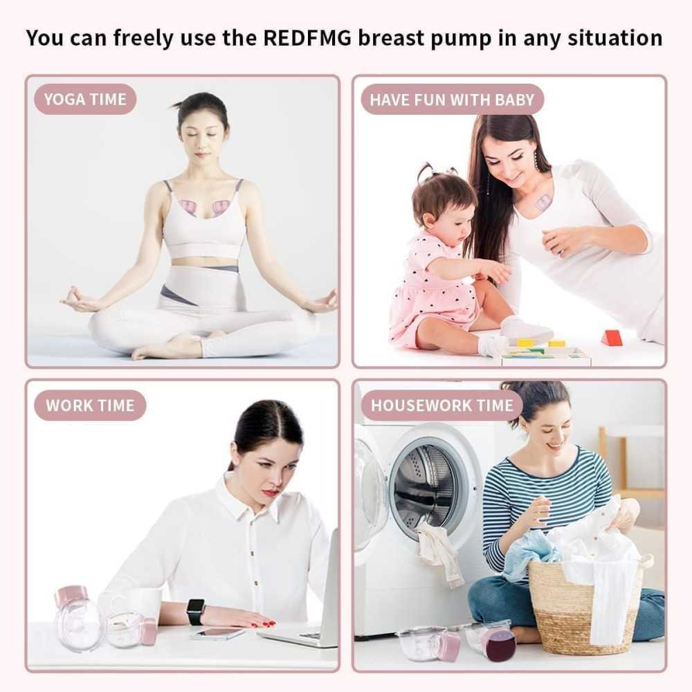 Hands-Free Double Wearable Breast Pump for Comfortable and Convenient Breastfeeding | TekChoice Electronics