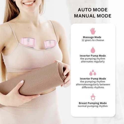 Hands-Free Double Wearable Breast Pump for Comfortable and Convenient Breastfeeding | TekChoice Electronics