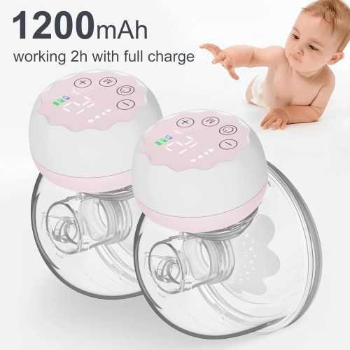 Hands-Free Double Wearable Breast Pump for Comfortable and Convenient Breastfeeding | TekChoice Electronics