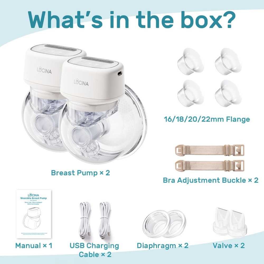 Hands-Free Wearable Breast Pump Duo for Maximum Comfort and Efficiency | TekChoice Electronics