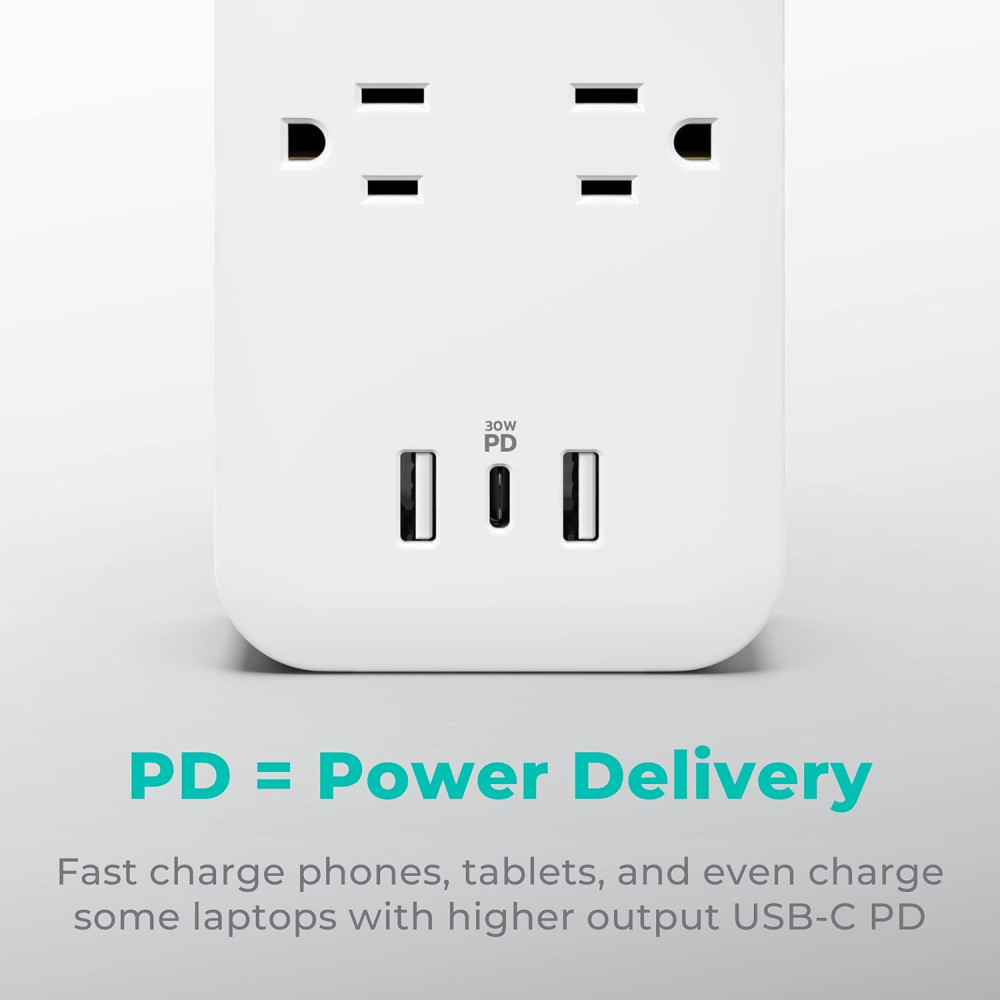USB-C Surge Protector Power Strip for All Your Devices