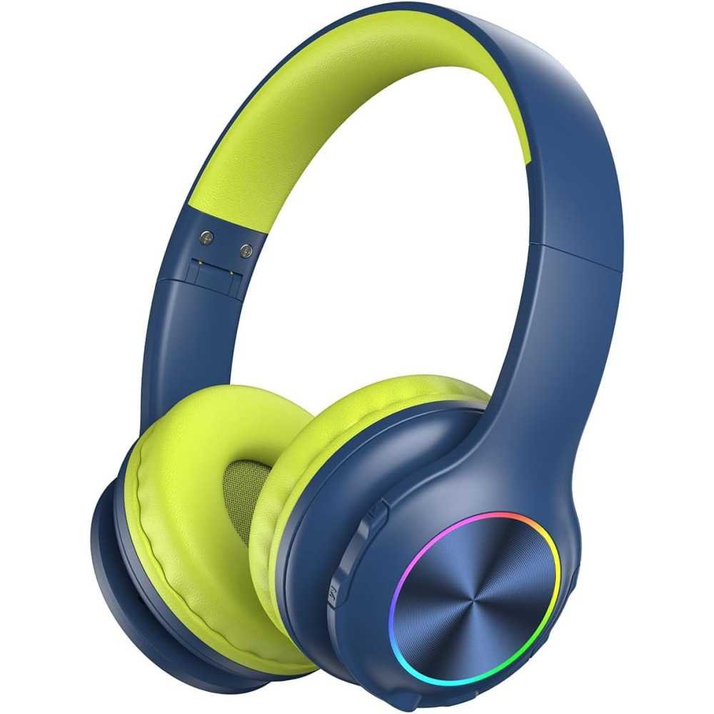 Bluetooth Kids Headphones w/ Colorful LED Lights and Microphone | TekChoice Electronics