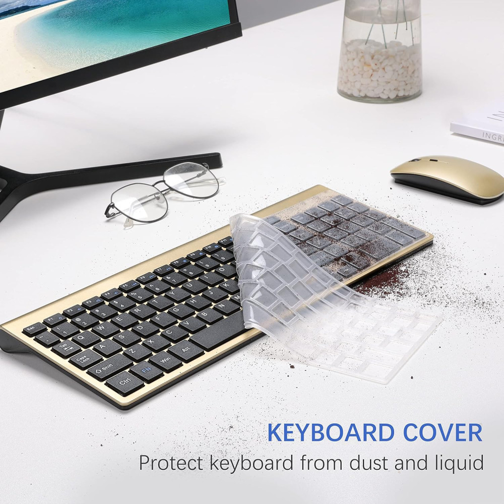 Ultra Slim Wireless Keyboard and Mouse Combo Set