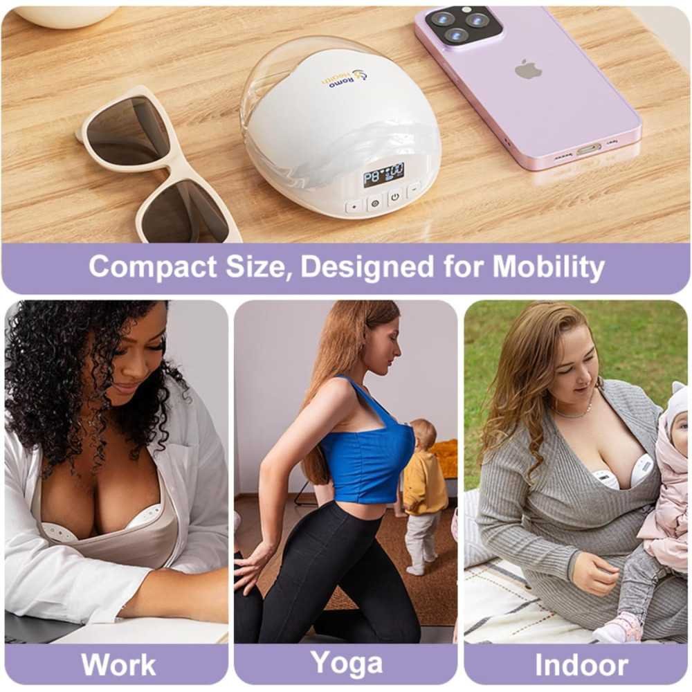 Electric Hands-Free Breast Pump with Customizable Settings and Leak-Proof Design | TekChoice Electronics