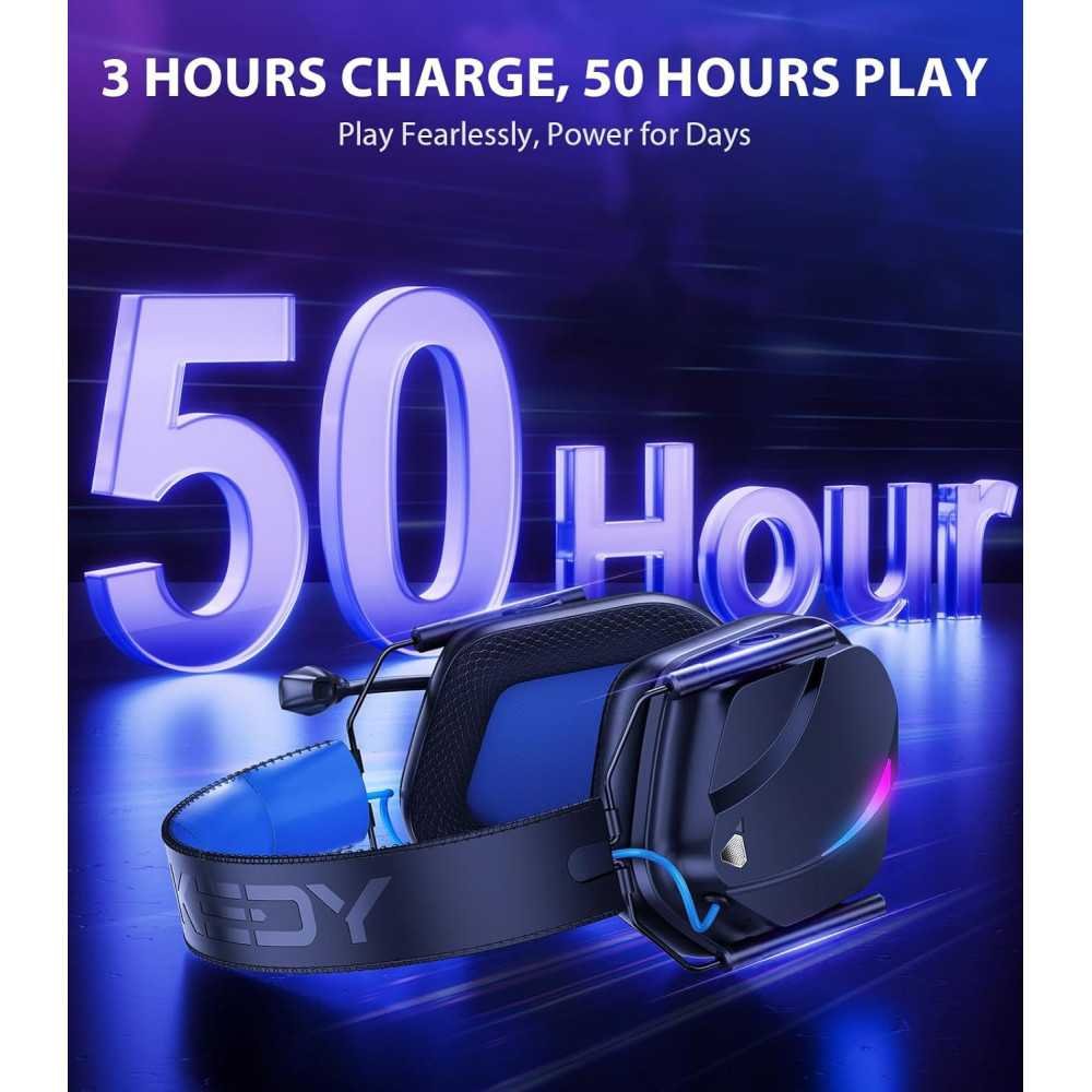 HW12 2.4GHz Bluetooth Wireless Gaming Headset for Hardcore Gamers | TekChoice Electronics