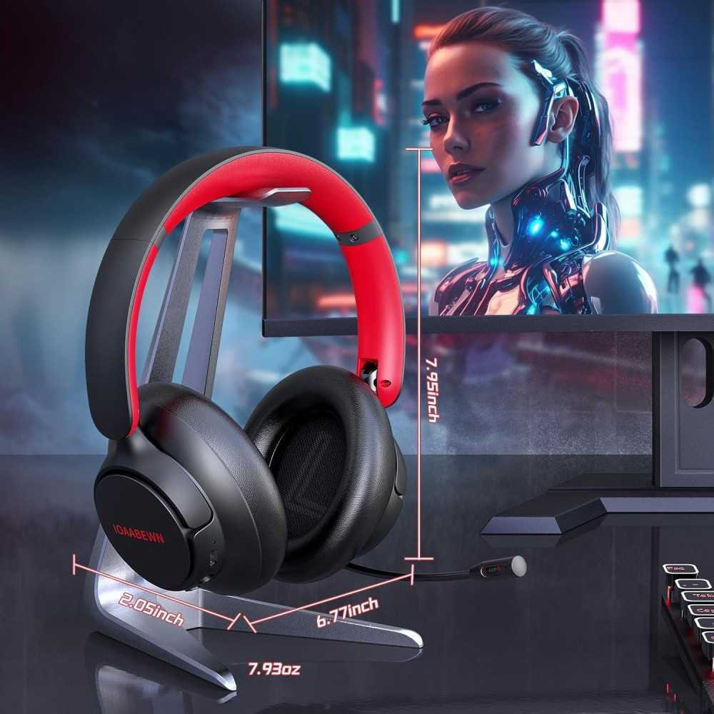 Wireless Gaming Headset - 55H Battery Life, Impeccable Sound Quality, and Seamless Connectivity | TekChoice Electronics