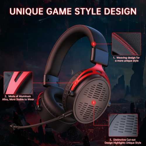 2.4GHz Gaming Headset for Multi-Platform Fun with Long-Lasting Battery and Crystal Clear Sound | TekChoice Electronics