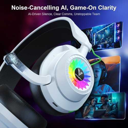 HW10 2.4GHz Bluetooth Gaming Headset & Noise Cancelling Mic | TekChoice Electronics