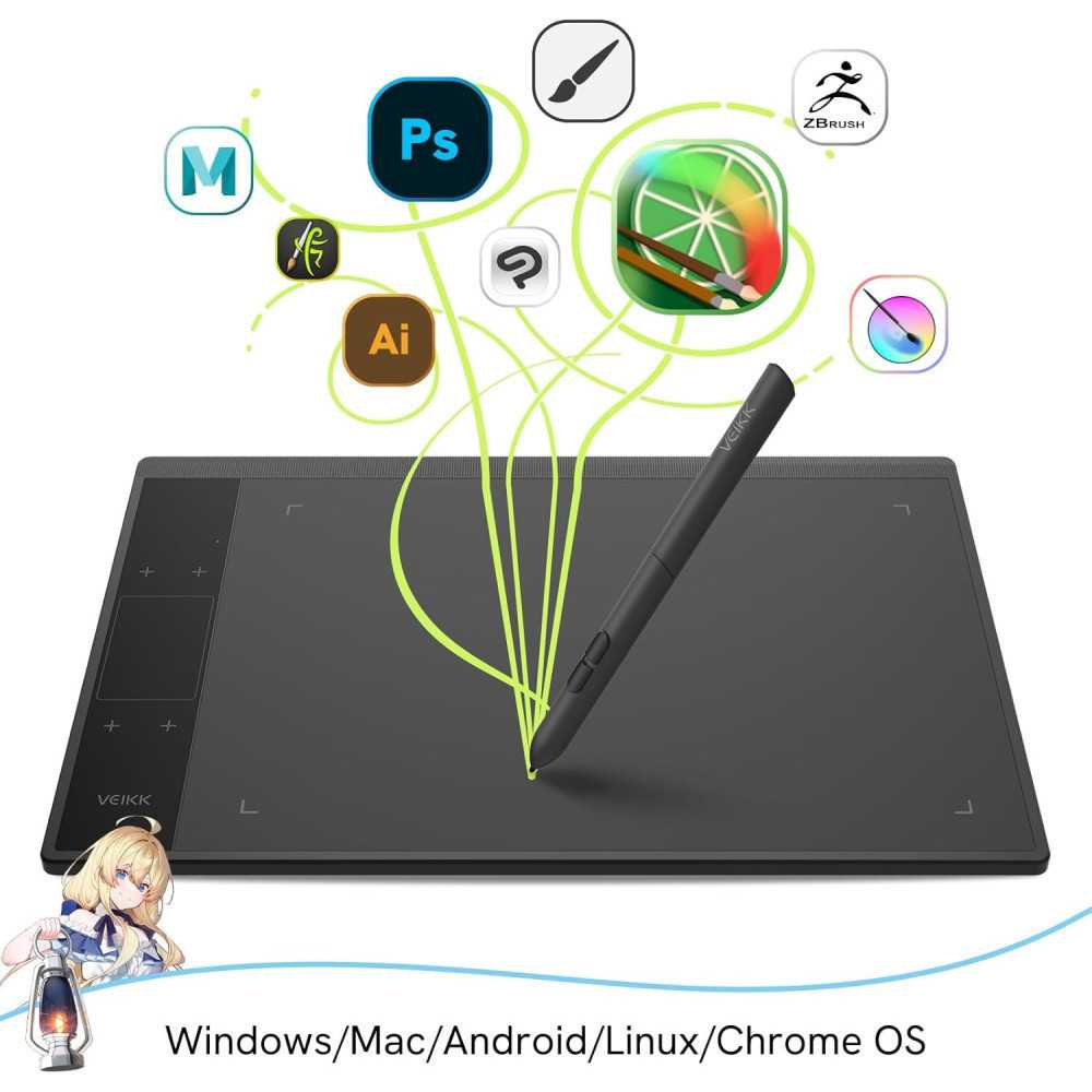 A30 V2 Drawing Tablet - For Professional Digital Artistry