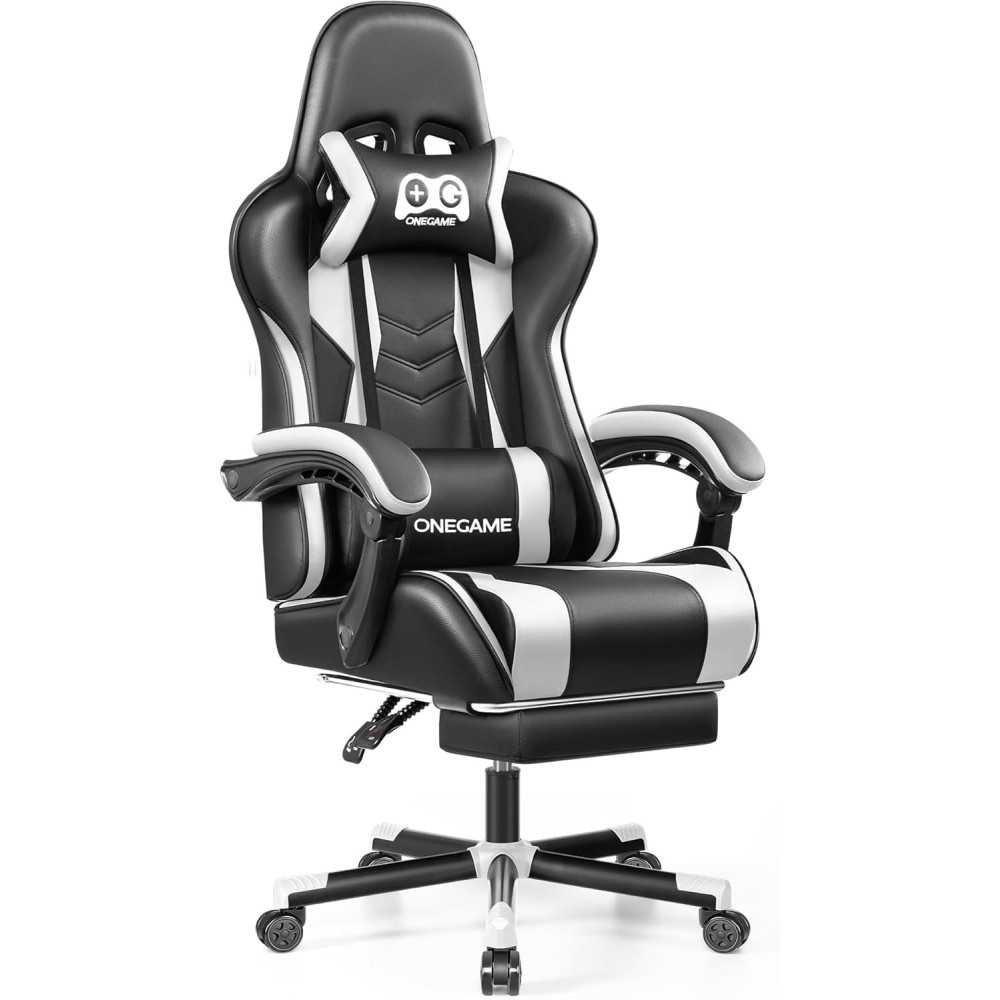 High Back Gaming Racing Chair with Footrest | TekChoice Electronics