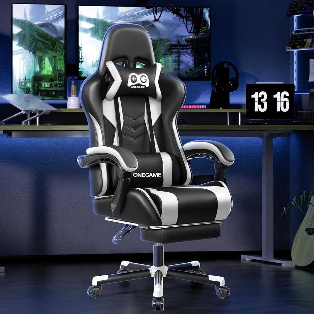 High Back Gaming Racing Chair with Footrest | TekChoice Electronics