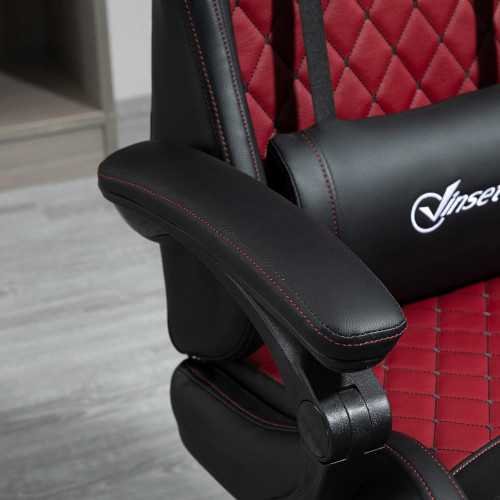 Luxe Racing Gaming Chair with Footrest and Adjustable Features | TekChoice Electronics