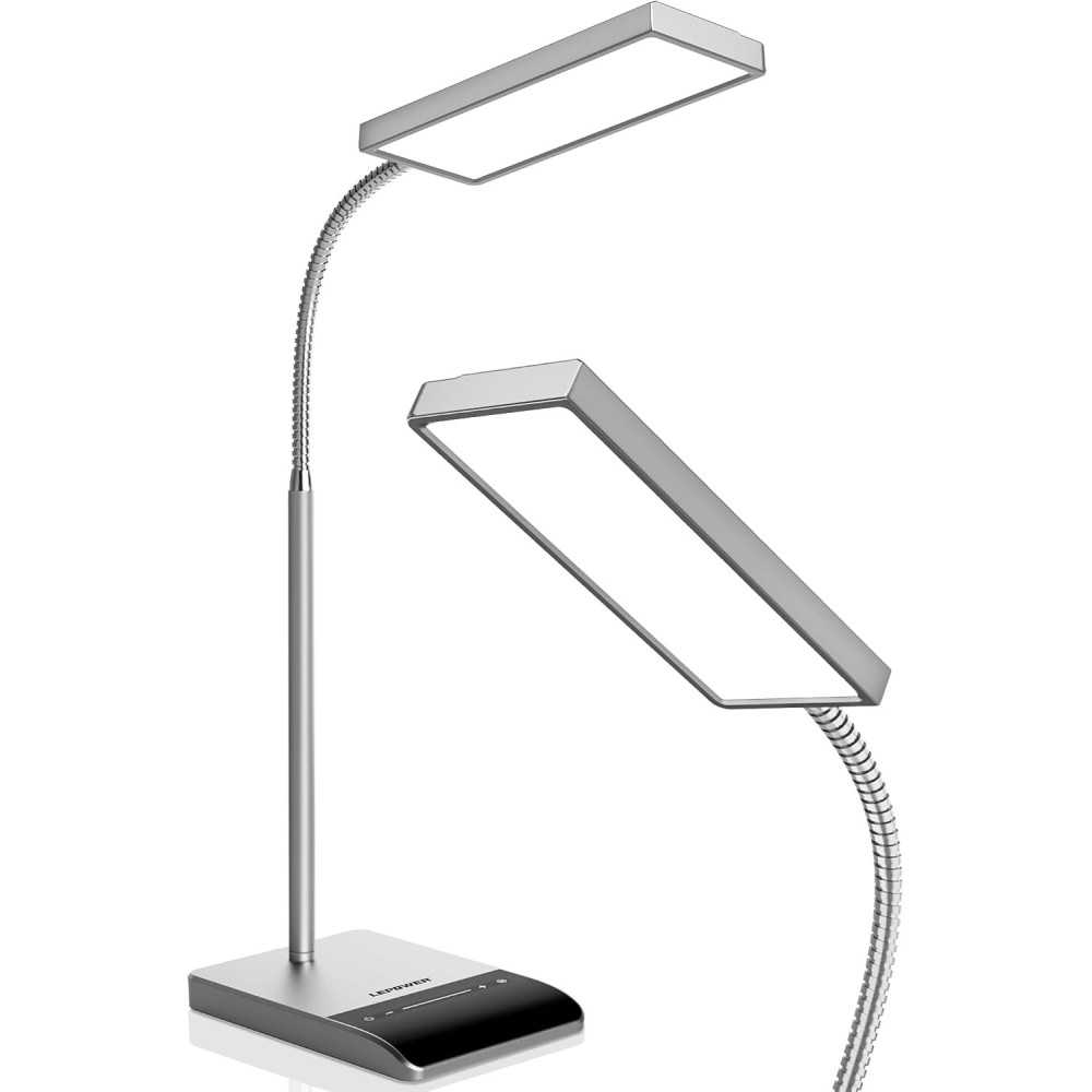 LED Desk Lamp w/ USB Charging Port and Timer for Home Office Productivity