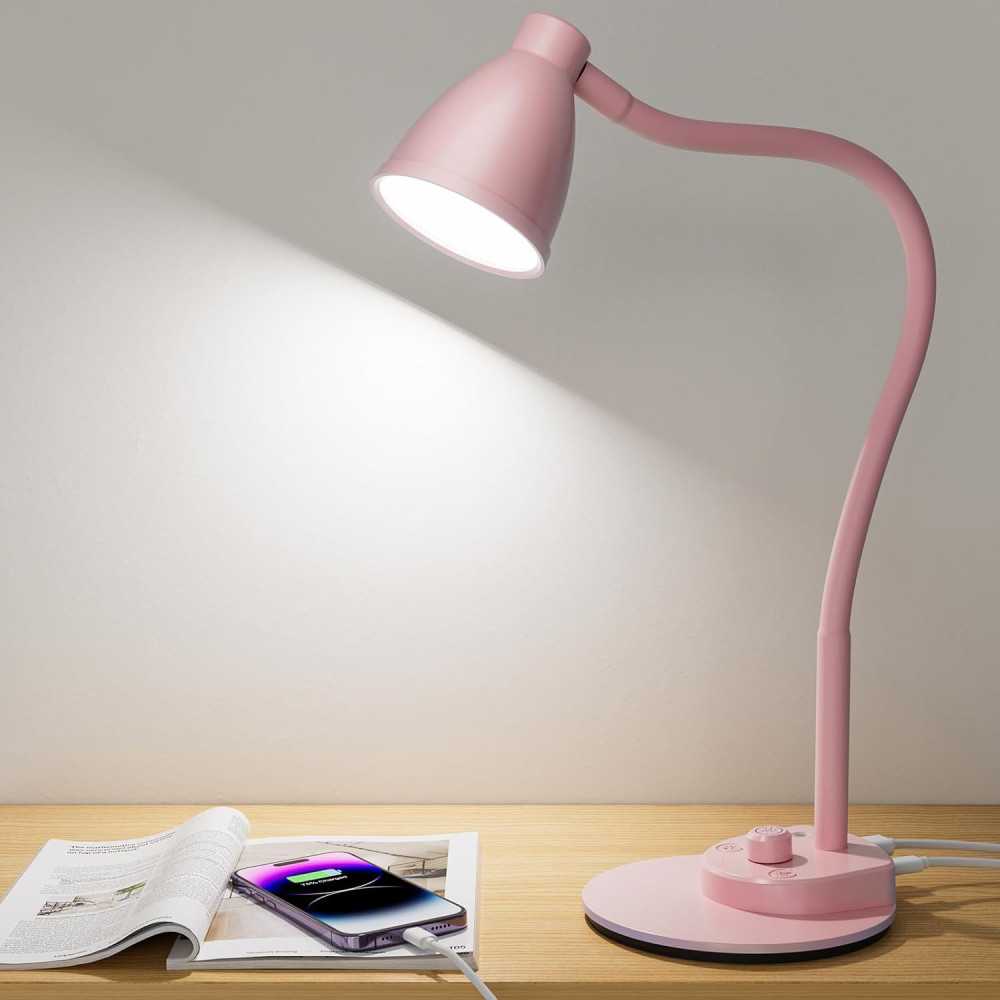 Multi-Functional LED Desk Lamp for Bedside and Office Use