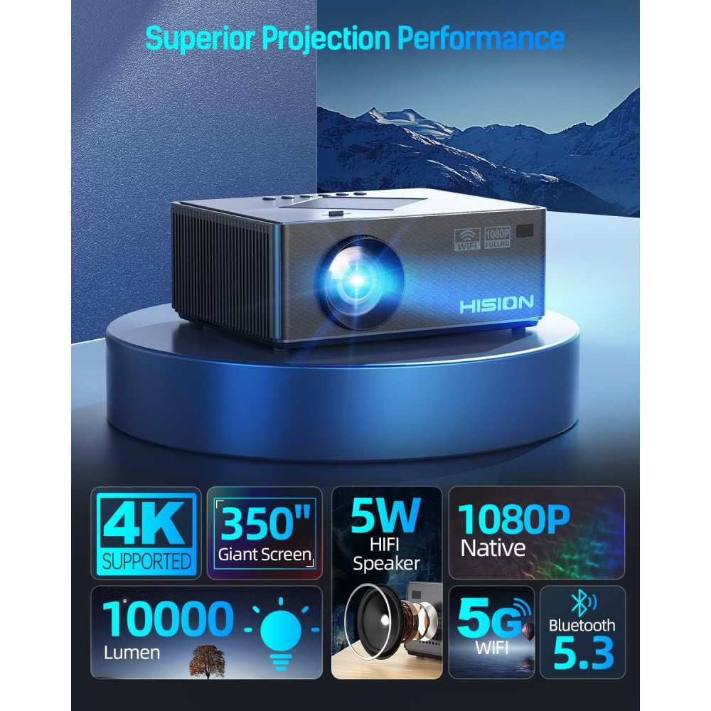 5G Wireless Gaming Projector: Home Entertainment Experience for Movie Buffs and Gamers