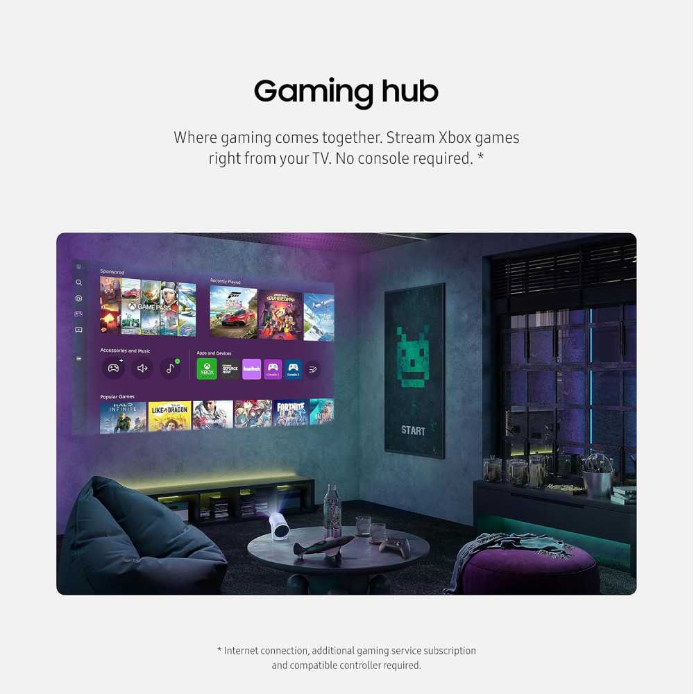 Home Gaming & Movie Experience w/ Samsung's Freestyle 2nd Gen Projector