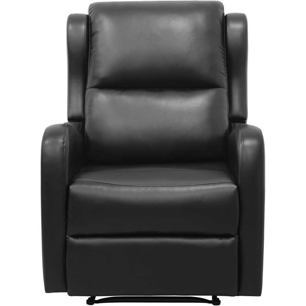 Luxe Taupe Manual Recliner for Modern Home Theater Seating