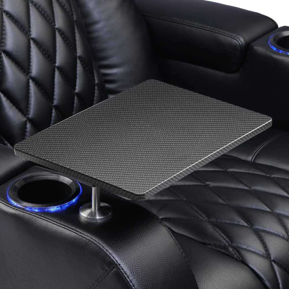 Plush PU Leather Small Sofa Home Theater Reclining Chair