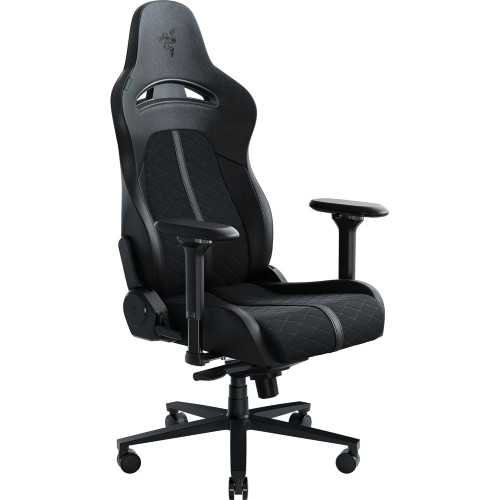 Enki Gaming Chair With Lumbar Arch and Dual-Textured Design for Endless Gaming Sessions | TekChoice Electronics