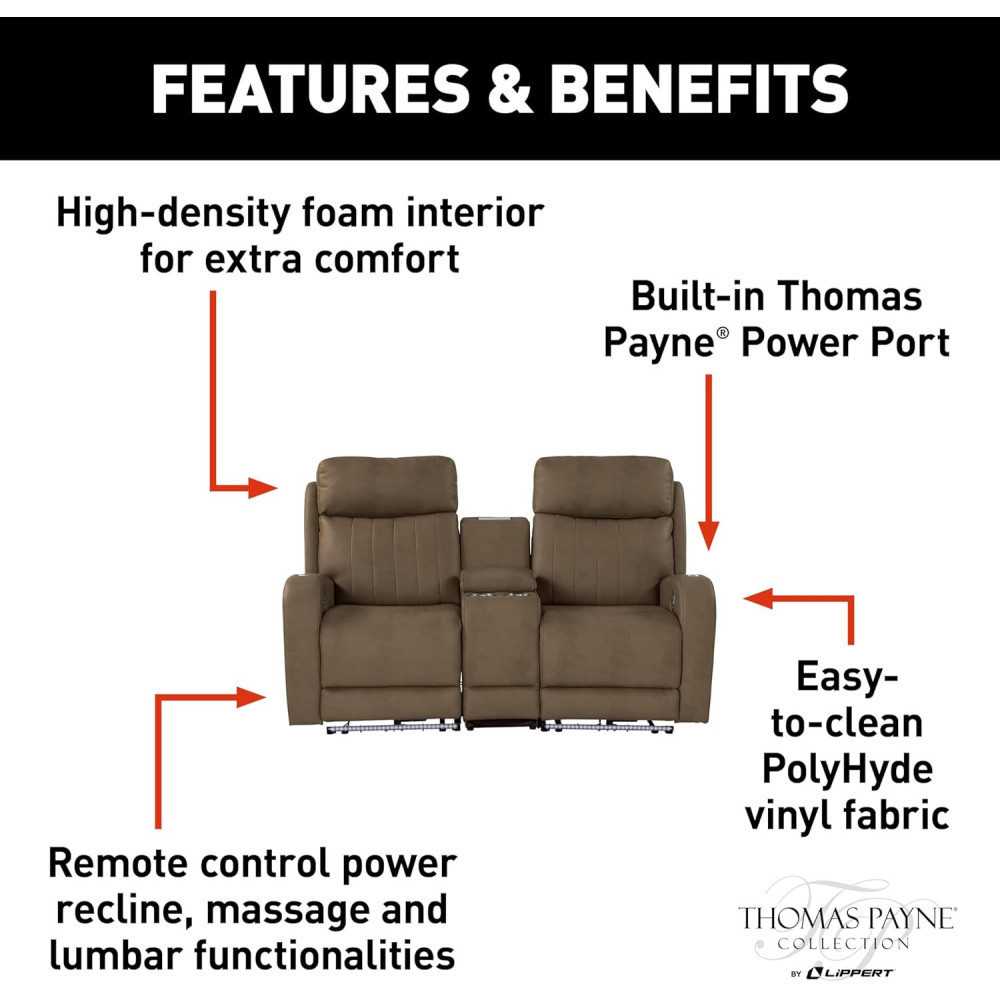 Thomas Payne Seismic Series Home Theater Seating Set