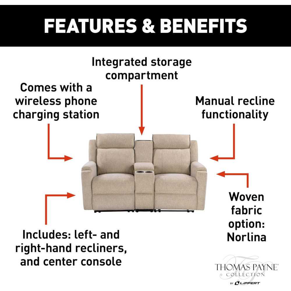 Thomas Payne Heritage Series Home Theater Seating Set