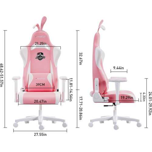 Ergonomic Wingless Cushion Gaming Chair | TekChoice Electronics