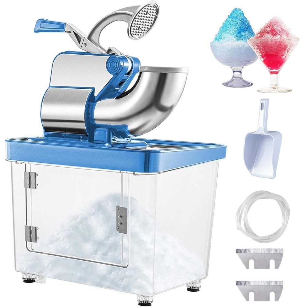 VEVOR Commercial Ice Crusher for Perfect Snow Cones in Family, Restaurants, and Bars