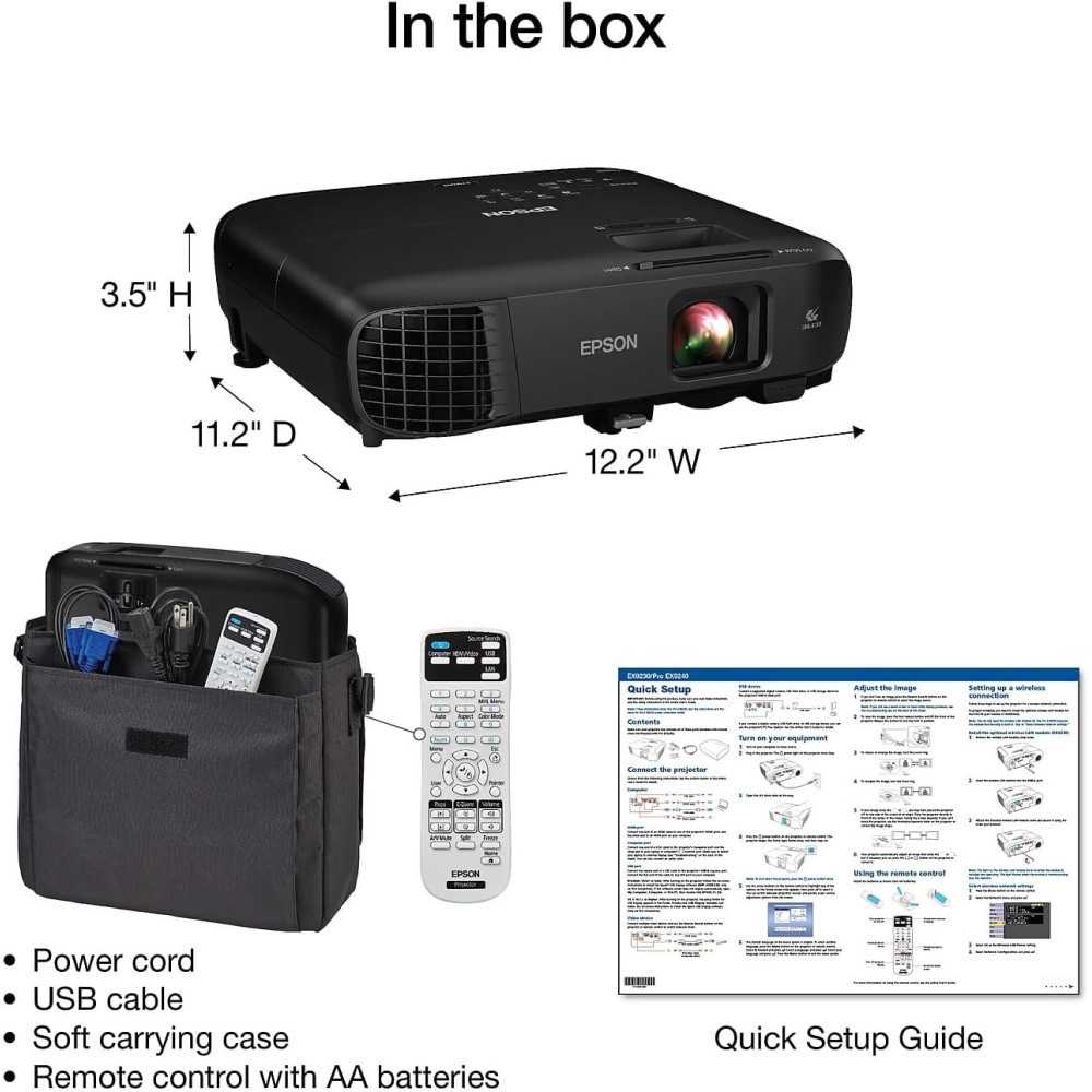 Epson Pro EX9240 Full HD Wireless Business and Home Projector