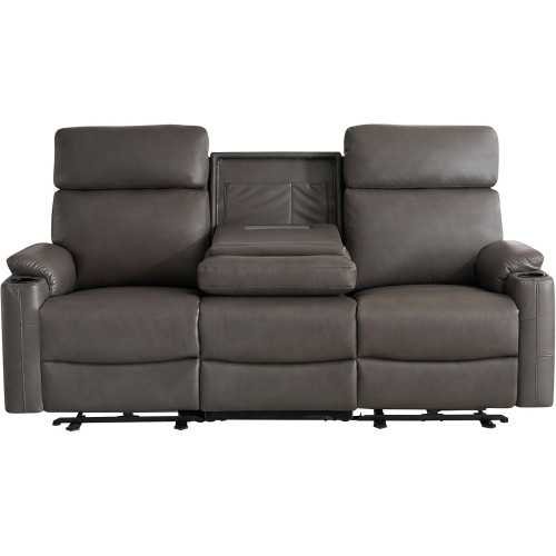 Electric 3-Seat Recliner Sofa with USB Ports and Cup Holders | TekChoice Electronics