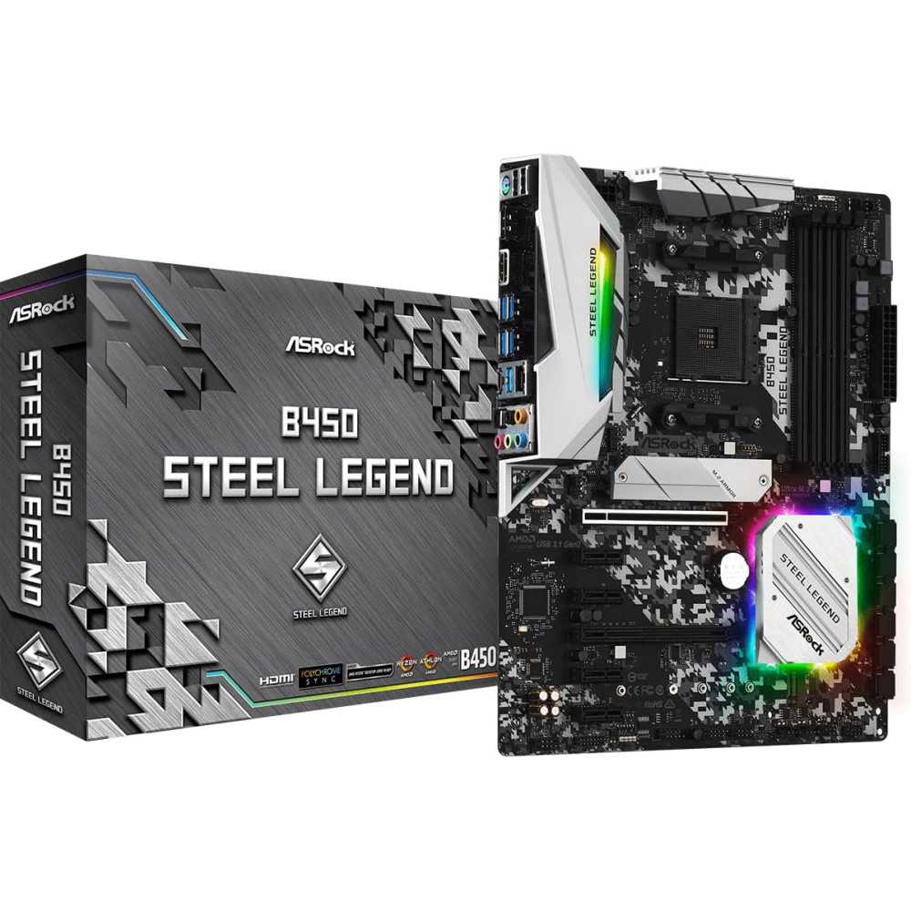 ASRock B450 Steel Legend Motherboard