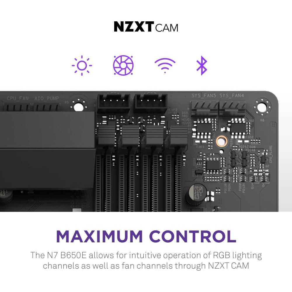 NZXT N7 B650E: AMD B650 Motherboard for Next-Gen Ryzen CPUs and DDR5 Support