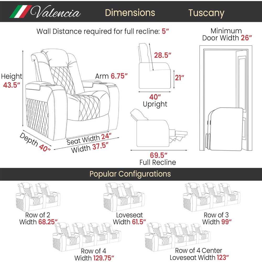 Top-Grain Italian Nappa Leather Home Theater Seating | TekChoice Electronics