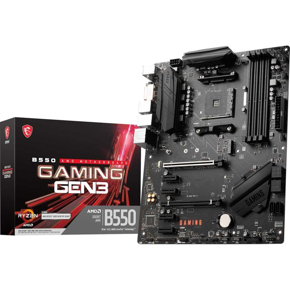 MSI B550 GAMING GEN3 Motherboard for AMD Ryzen 5000 Series