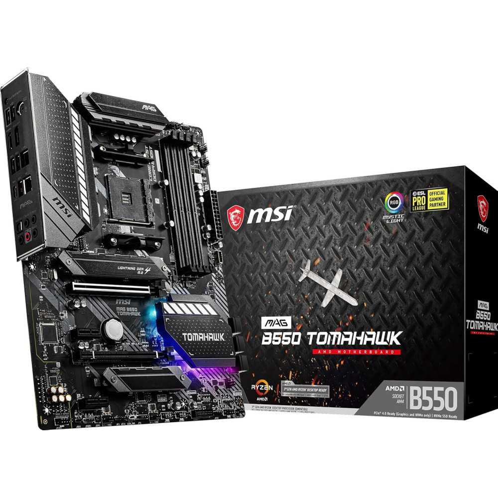 MSI MAG B550 TOMAHAWK: Motherboard for AMD Ryzen 5000 Series Processors