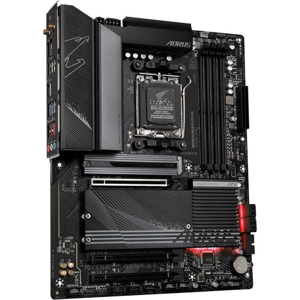 GIGABYTE B650 AORUS Elite AX Motherboard w/ DDR5, PCIe 5.0, WiFi 6E, and 5-Year Warranty