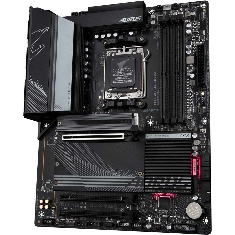 GIGABYTE B650 AORUS Elite AX Motherboard w/ DDR5, PCIe 5.0, WiFi 6E, and 5-Year Warranty