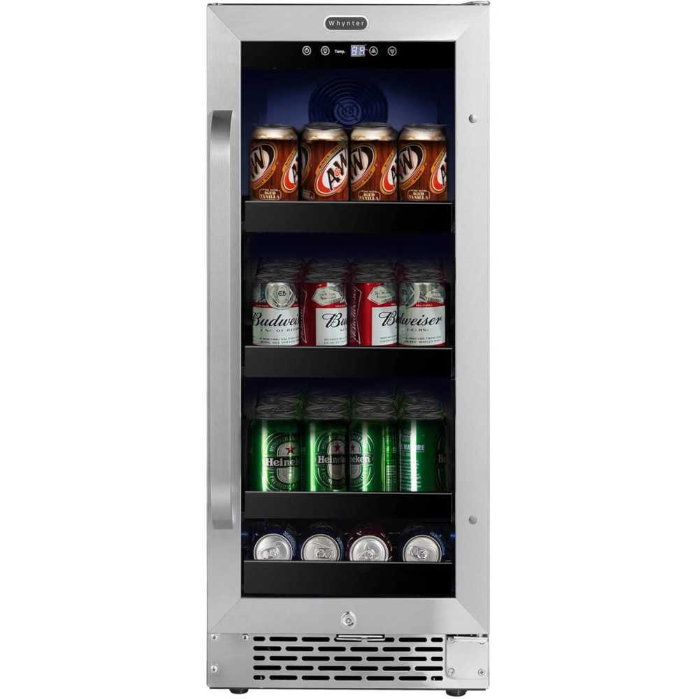 121 Cans BR-1211DS Beverage Refrigerator